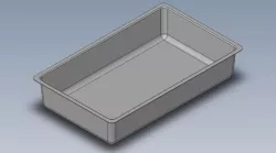 Salad bar pan
