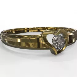 Sapphire gold ring 