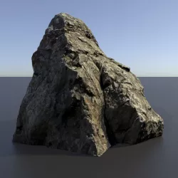 Scanned 3D Rock Assets Rock 01 3D model