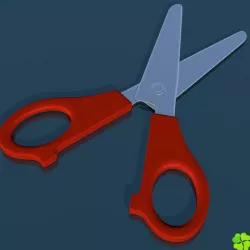 School scissor rigged low poly  Low-poly  3D model