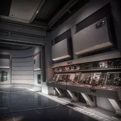 Sci Fi Interior Asset Pack 1 Low-poly  3D model