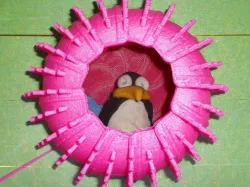 Sea Urchin Birdhouse - pre-assembled & expandable