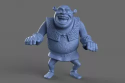 Shrek Toy 3D model