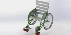 Silla de ruedas para el campo (Wheelchair to the field)