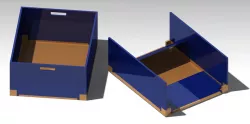 Small folded box