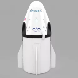 SpaceX Dragon  Low-poly  3D model