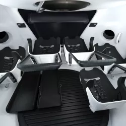 Spacex shuttle interior 3D model