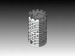 spiral staircase tower