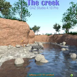 The creek DAZ 3D model