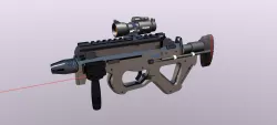 The cz805 is an assault rifle Low-poly  3D model