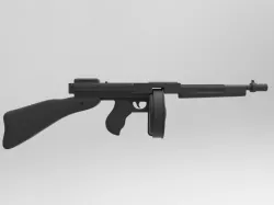 Thompson M1A1 3D model