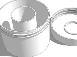 Threaded container