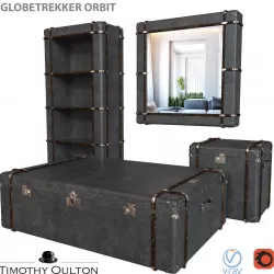 Timothy Oulton GLOBETREKKER ORBIT furniture set 3D model
