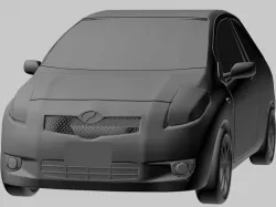 toyota vitz-Yaris 3doors 3D model