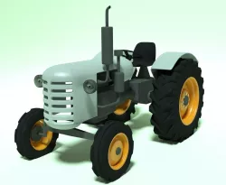 tractor 3D model
