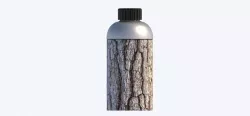 Tree trunk bottle