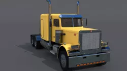 Truck 379  Low-poly  3D model
