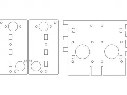 Type A Machines Series 1 and U-T-O-M dual extruder x carriage for QU-BD or dual MK7