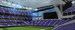 US Bank Stadium - Minnesota Low-poly  3D model