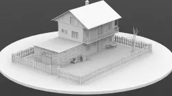 Village House 3D model