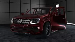 Volkswagen amarok Low-poly  3D model