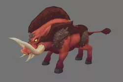 War pig Low-poly  3D model