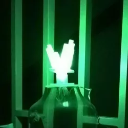 10 led lights futuristic lamp with battery