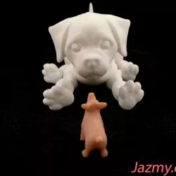 3d Jointed Puppy Dog