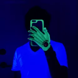 3D Printed Flexible LED Glove