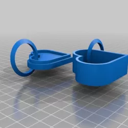 3D Printed Heart KeyChains