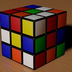 3x3 Scrambled Rubik's Cube