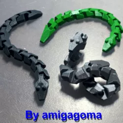A snake in two length versions