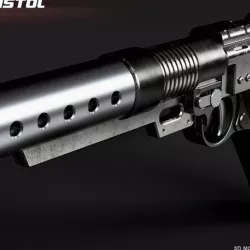 A180 blaster pistol Jyn Erso