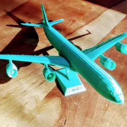 A340 1:200 single bed print