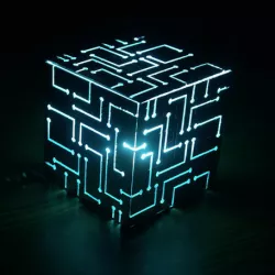Alien Cube With Lights