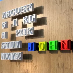 Alphabet coat hook
