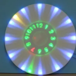 ANIMATED RGB WALL CLOCK