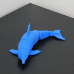 Articulated dolphin without support