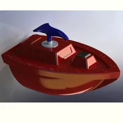 Bath boat with soap dispenser
