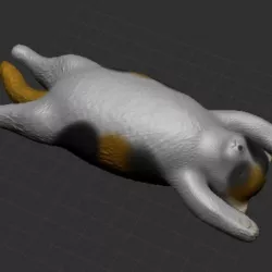 Cat 3D printed