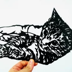 cat stencil