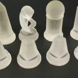 Crystal Chess Set - SLA 3D Printing