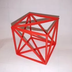 Cube, Wired Cube, See-Through Cube