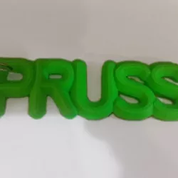 Customizable name keychain