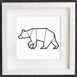 Customizable Origami Bear