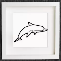 Customizable Origami Dolphin