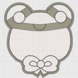 CUTE FROG COOKIE CUTTER