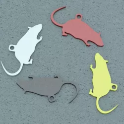 Cute Rat Keychain