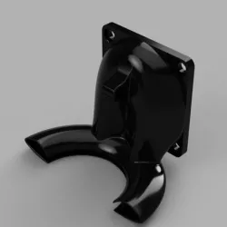 Delta 3D Printer Fan and Cowling