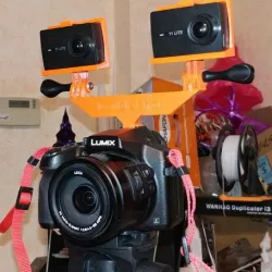 Double Shot Multi Camera Hot Shoe Mount
